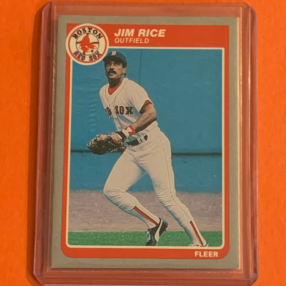 Jim Rice #168 1985 Fleer Baseball Trading Card